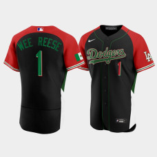 Los Angeles Dodgers Pee Wee Reese Black Hispanic Heritage Month Authentic Jersey Los Angeles Dodgers Pee Wee Reese Black Hispanic Heritage Month Authentic Jersey