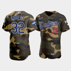 Men Los Angeles Dodgers Sandy Koufax Camo 2021 Armed Forces Day Jersey