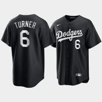 Los Angeles Dodgers Trea Turner Black Fashion Edition Replica Jersey