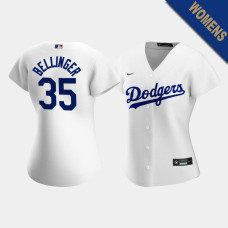 Women's Los Angeles Dodgers Cody Bellinger #35 White Replica Home Player Jersey