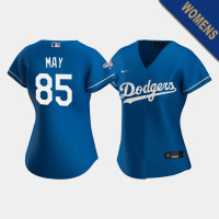 Women's Los Angeles Dodgers Dustin May #85 Royal 2020 World Series Champions Replica Jersey