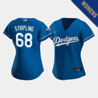 Women's Los Angeles Dodgers Ross Stripling #68 Royal 2020 World Series Champions Replica Jersey Women's Los Angeles Dodgers Ross Stripling #68 Royal 2020 World Series Champions Replica Jersey
