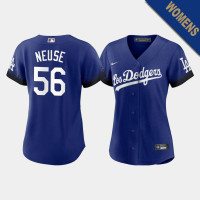 Women's Los Angeles Dodgers Sheldon Neuse Royal 2021 City Connect Replica Jersey