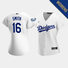 Women's Los Angeles Dodgers Will Smith #16 White 2020 World Series Champions Replica Jersey