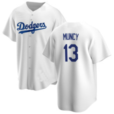 Max Muncy #13 Los Angeles Dodgers Home Jersey - White Replica