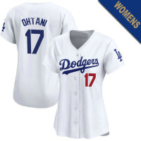 Shohei Ohtani #17 Los Angeles Dodgers Women's Home Jersey - White Limited Shohei Ohtani #17 Los Angeles Dodgers Women's Home Jersey - White Limited